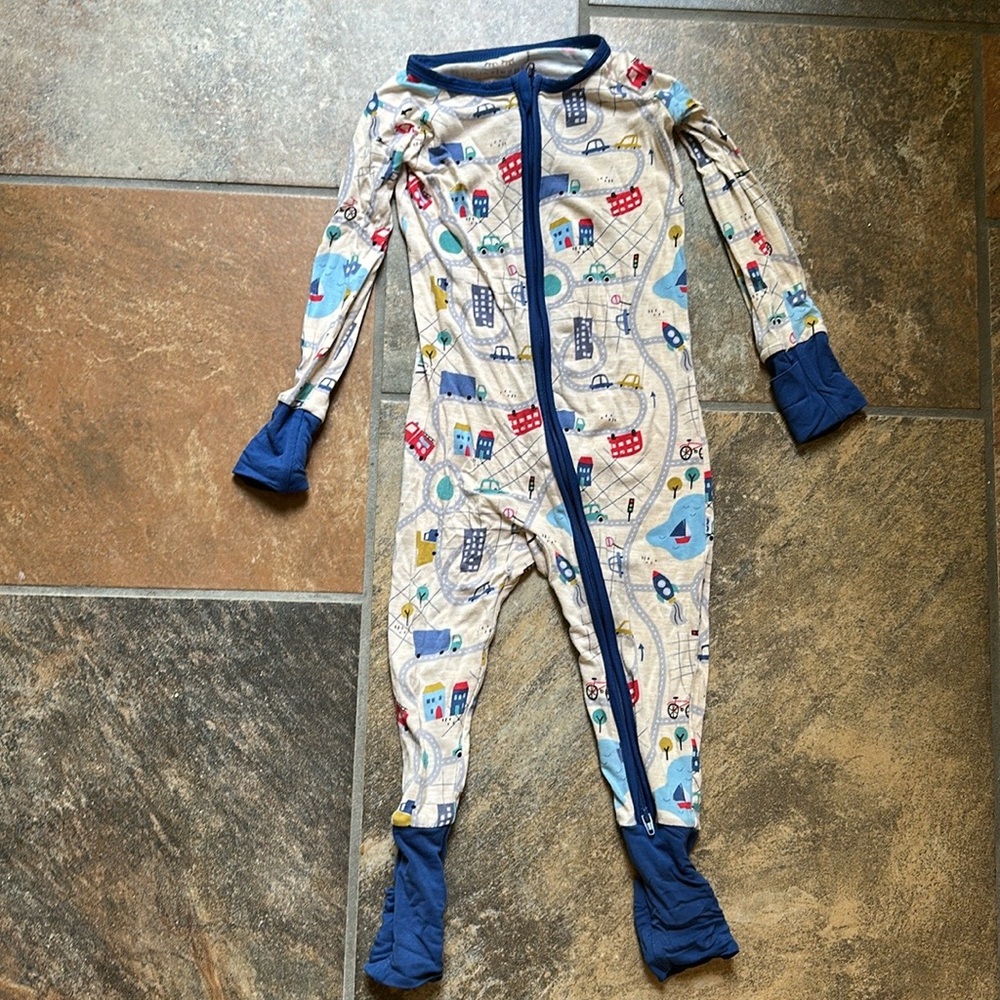 Road trip Print Little Sleepies Zippy - size 12-18 months